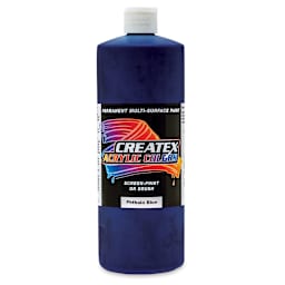 Createx Acrylics - Phthalo Blue (Green Shade), Quart