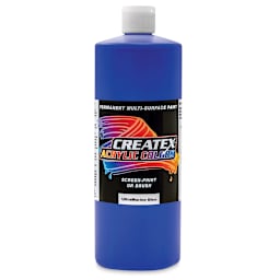 Createx Acrylics - Ultramarine Blue, Quart