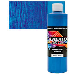 Createx Acrylic - Pearl Blue, Pint and swatch