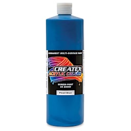 Createx Acrylics - Pearl Blue, Quart