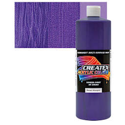 Createx Acrylic - Pearl Purple, Quart and swatch