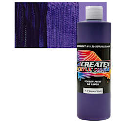 Createx Acrylic - Carbazole Violet, Pint and swatch
