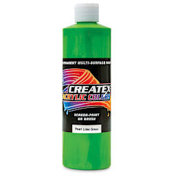 Createx Acrylics - Pearl Lime Green, Pint