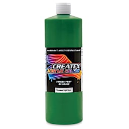 Createx Acrylics - Permanent Light Green, Quart