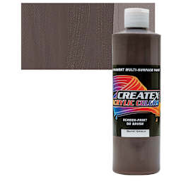 Createx Acrylic - Burnt Umber, Pint and swatch