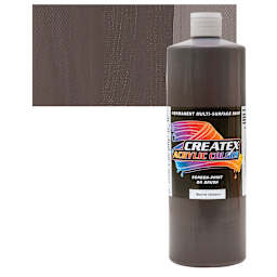 Createx Acrylic - Burnt Umber, Quart and swatch