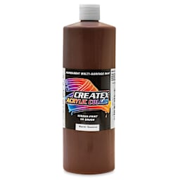 Createx Acrylics - Burnt Sienna, Quart