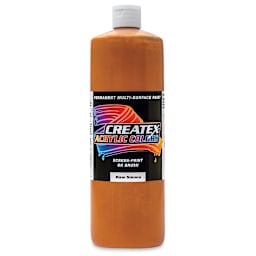 Createx Acrylics - Raw Sienna, Quart