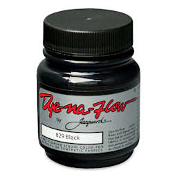 Jacquard Dye-Na-Flow Fabric Color - Black, 2.25 oz jar