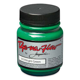 Jacquard Dye-Na-Flow Fabric Color - Bright Green, 2.25 oz jar