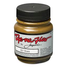 Jacquard Dye-Na-Flow Fabric Color - Brass, 2.25 oz jar
