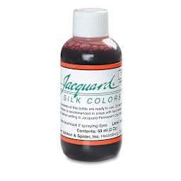 Jacquard Silk Dye - Scarlet Red, 2 oz bottle