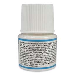 Pebeo Setacolor Fabric Paint - Titanium White, 45ml Bottle back
