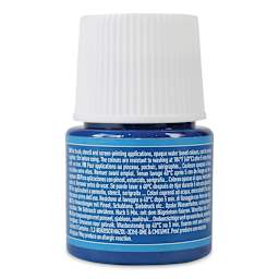 Pebeo Setacolor Fabric Paint - Blue Jean, Opaque, 45 ml bottle back