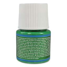Pebeo Setacolor Fabric Paint - Chlorophyll, Shimmer, 45 ml bottle back