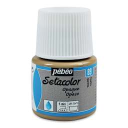 Pebeo Setacolor Fabric Paint - Taupe, Opaque, 45 ml bottle