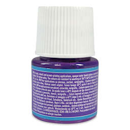 Pebeo Setacolor Fabric Paint - Fig, Opaque, 45 ml bottle back