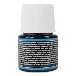 Pebeo Setacolor Fabric Paint -  Blacklake, Light Fabric, 45ml Bottle back