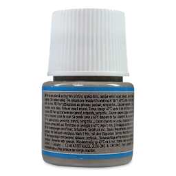 Pebeo Setacolor Fabric Paint - Grey, Opaque, 45 ml bottle back