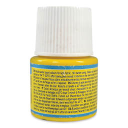 Pebeo Setacolor Fabric Paint - Lemon Yellow, Light Fabric, 45 ml bottle back