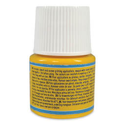 Pebeo Setacolor Fabric Paint - Buttercup, Opaque, 45 ml bottle back