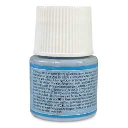 Pebeo Setacolor Fabric Paint - Sky Blue, Opaque, 45 ml bottle back
