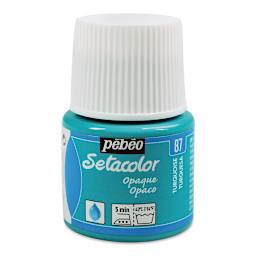 Pebeo Setacolor Fabric Paint - Turquoise, Opaque, 45 ml bottle