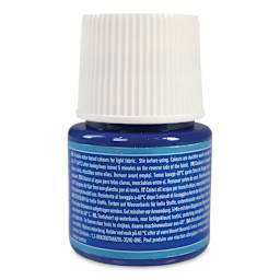 Pebeo Setacolor Fabric Paint - Cobalt Blue, Light Fabric, 45 ml bottle back