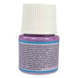 Pebeo Setacolor Fabric Paint - Lilac, Opaque, 45 ml bottle back