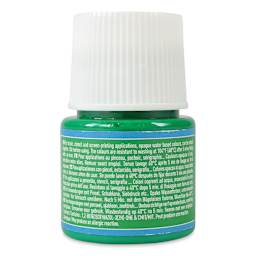 Pebeo Setacolor Fabric Paint - Leaf Green, Opaque, 45 ml bottle back