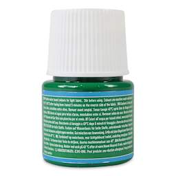 Pebeo Setacolor Fabric Paint - Lawn Green, Light Fabric, 45 ml bottle back