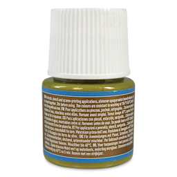 Pebeo Setacolor Fabric Paint - Bronze, Shimmer Opaque, 45 ml bottle back