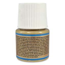Pebeo Setacolor Fabric Paint - Gold, Shimmer Opaque, 45 ml bottle back