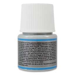 Pebeo Setacolor Fabric Paint - Silver, Shimmer Opaque, 45 ml bottle back