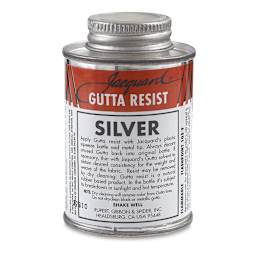Jacquard Gutta Resist - Silver, 4 oz can