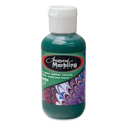 Jacquard Marbling Colors and Kits - Green, 2 oz