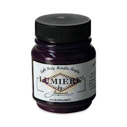 Jacquard Lumiere Acrylic - Burgundy, 2.25 oz jar