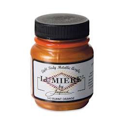 Jacquard Lumiere Acrylic - Burnt Orange, 2.25 oz jar