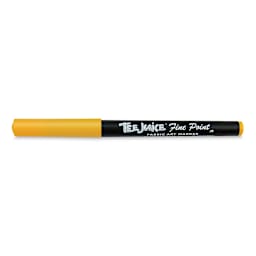 Jacquard Tee Juice Fabric Marker - Goldenrod, Fine Point, Marker