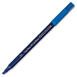 Yasutomo FabricMate Dye Ink Marker - Cobalt Blue, Chisel Tip, Marker