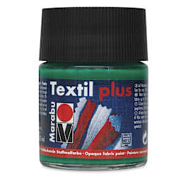 Marabu Textil Plus Fabric Paint - Front of 50 ml Green Jar 