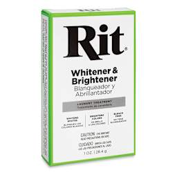 Rit Whitener and Brightener - Angled view of 1 oz box of Powder 