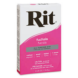 Rit All Purpose Powder Dye - Fuchsia, front of the packaging