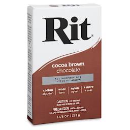 Rit All Purpose Powder Dye - Cocoa Brown, front of the packaging