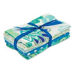 Fabric Palette Pre-Cut Fabric - Carnivale Blue Bundle, Package of 5, 18" x 21" (Fabrics staked)