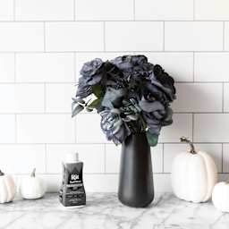 Rit DyeMore Synthetic Fiber Dye - Graphite, 7 oz, dyed plastic flowers