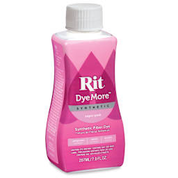 Rit DyeMore Synthetic Fiber Dye - Super Pink, 7 oz, front of the bottle
