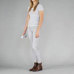 Rit All Purpose Liquid Dye - Pearl Grey, 8 oz, adult wearing dyed jeans