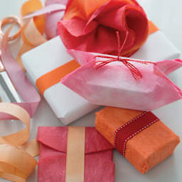 Rit All Purpose Liquid Dye - Wine, 8 oz, dyed wrapping paper