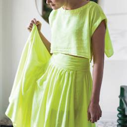 Rit All Purpose Liquid Dye - Neon Yellow, 8 oz, dyed dress